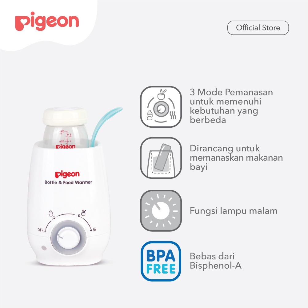 Pigeon Bottle and Baby Food Warmer | Penghangat Botol Susu dan Makanan Bayi