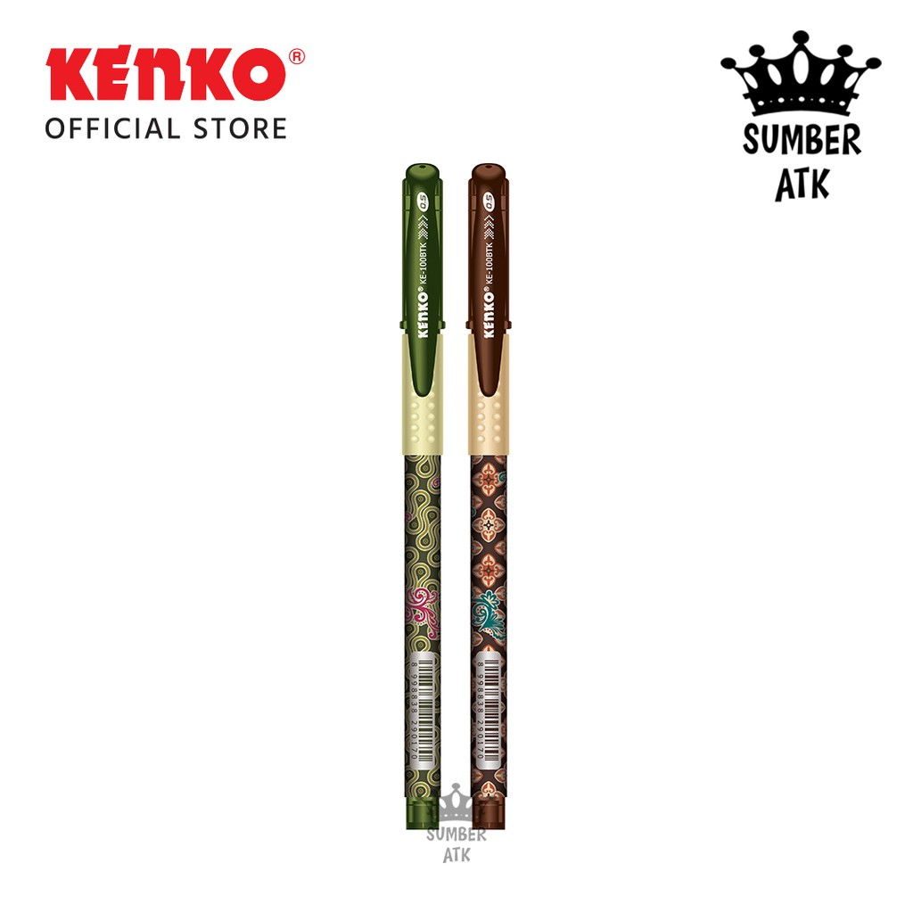 

Pulpen / Pena KENKO Gel Pen KE-100 Batik - 1 PCS