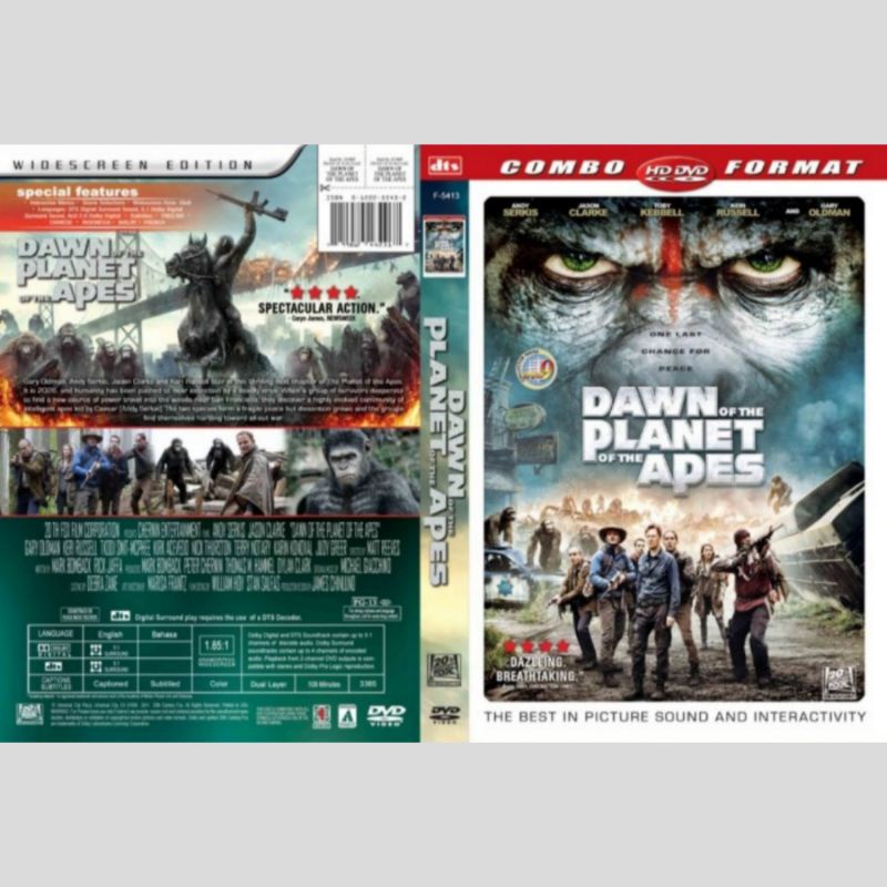 Kaset Film Dawn Of The Planet Of The Apes (2014)