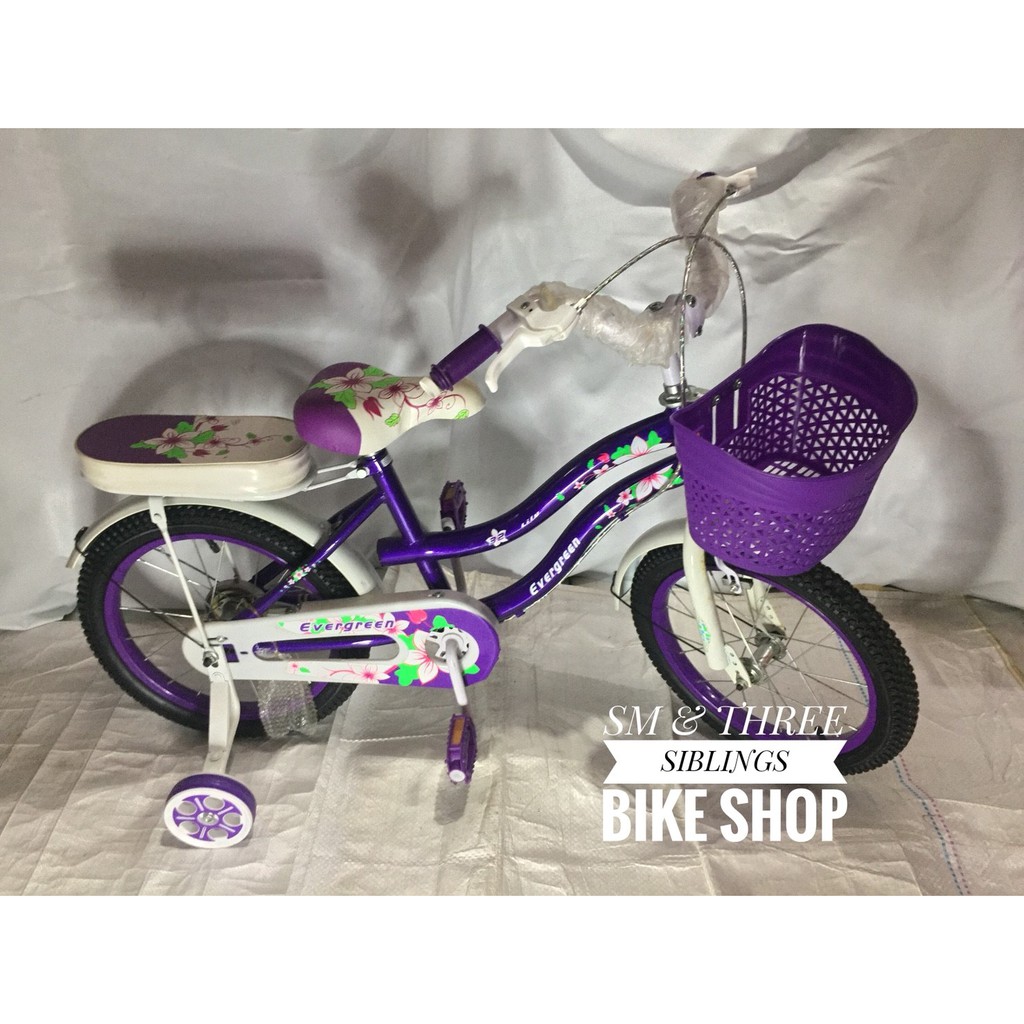 Sepeda Anak Perempuan Mini Evergreen 16 inch Sakura