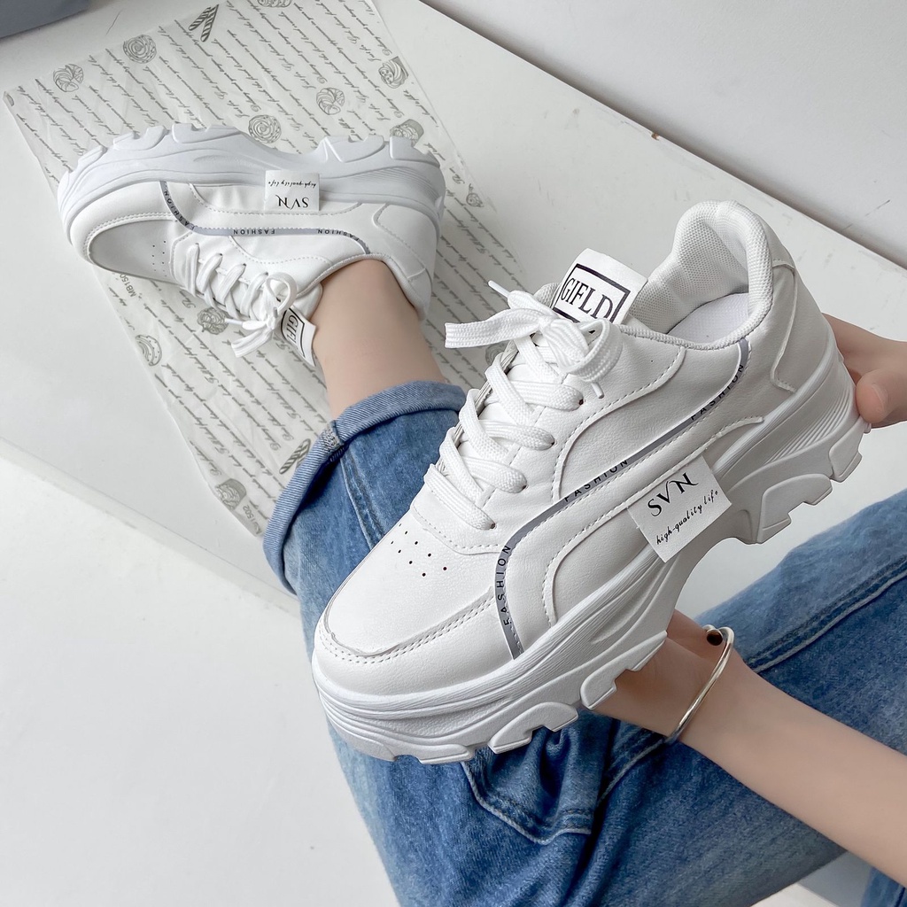 [GROSIR][COD] SEVEN_DAY SEPATU SNEAKERS WANITA KOREA IMPORT SPORT SHOES H-182