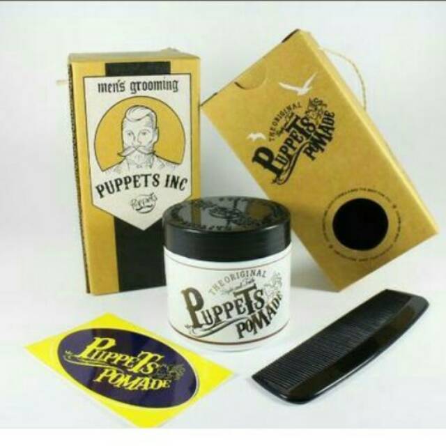 Pomade Puppets Mid Hold Aromatic Vanilla Pomade Murah Pomade Lokal
