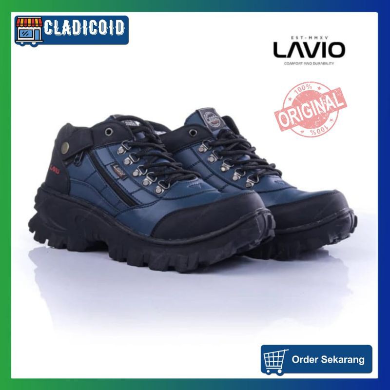 LAVIO E95 Sepatu Safety Ujung Besi High Quality Premium Boot Gunung Kerja Lapangan Outdoor Touring Hiking