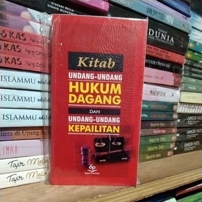 Jual Kitab Undang Undang Hukum Dagang Dan Undang Undang Kepailitan