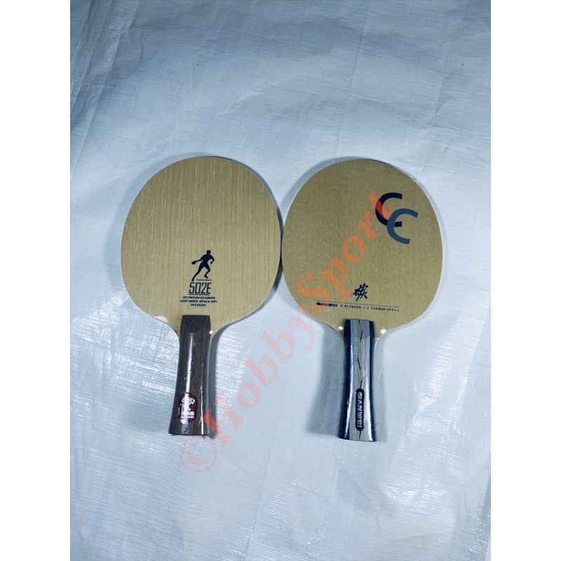 Bat Bet Bad Blade Pingpong Tenis Meja Sanwei 5 Plywood 2 Carbon Off++