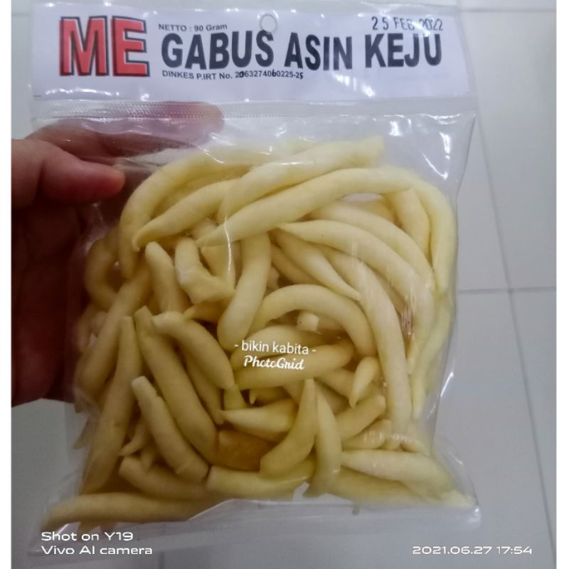 

Gabus Asin Keju Berat - 80 Gram Cemilan Khas Cirebon