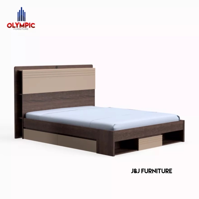 Tempat Tidur laci Ranjang kasur divan sandaran