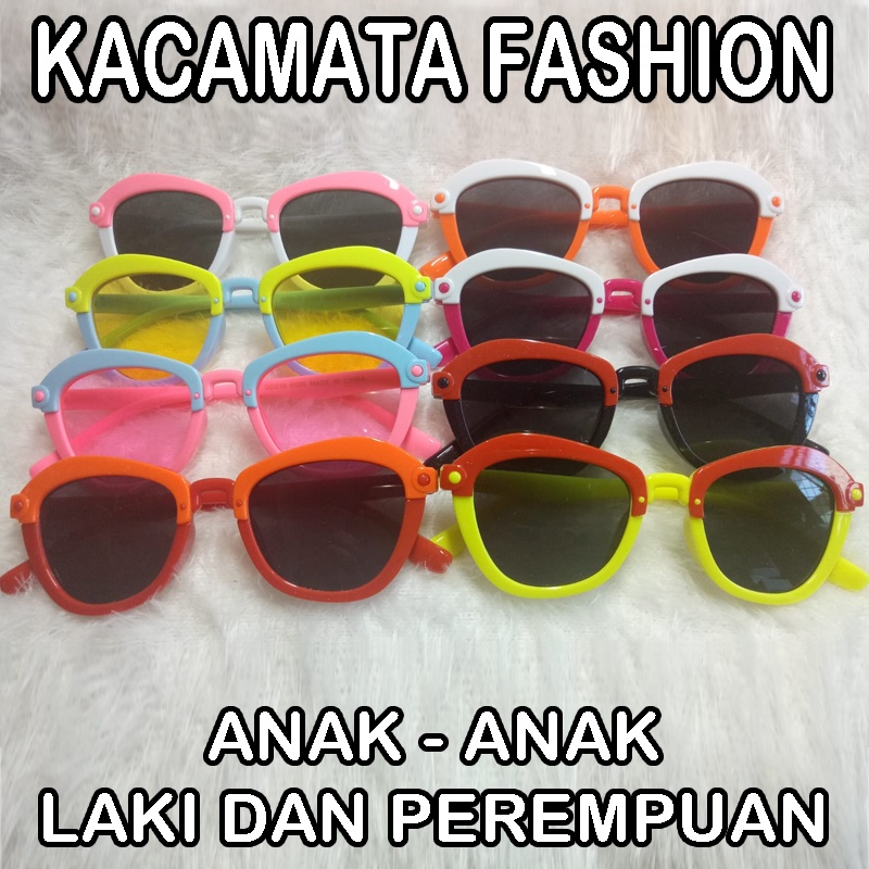 Kaca mata Hitam Anak Laki laki / Perempuan Kacamata Fashion Anak Sunglasses Kacamata Anak anak Lucu