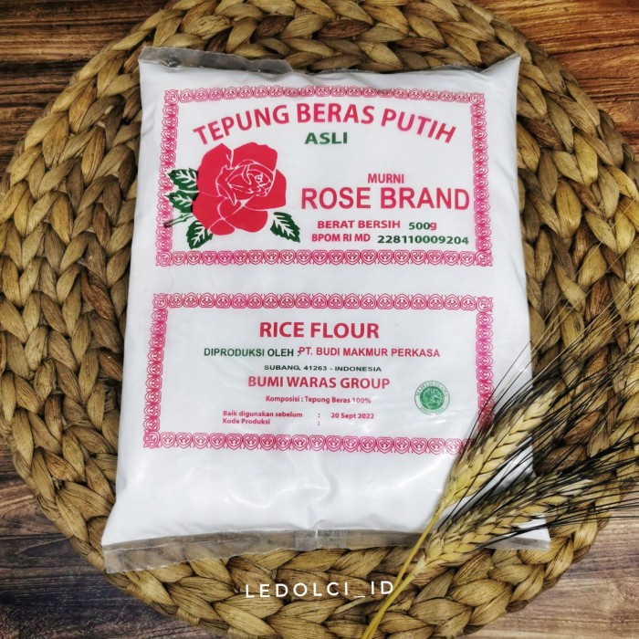 

Ketan-Beras-Tepung- Tepung Beras Rose Brand Rosebrand 500 Gram -Tepung-Beras-Ketan.
