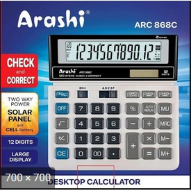 

calculator kalkulator calc/alat hitung manual, ART 868C ARASHI