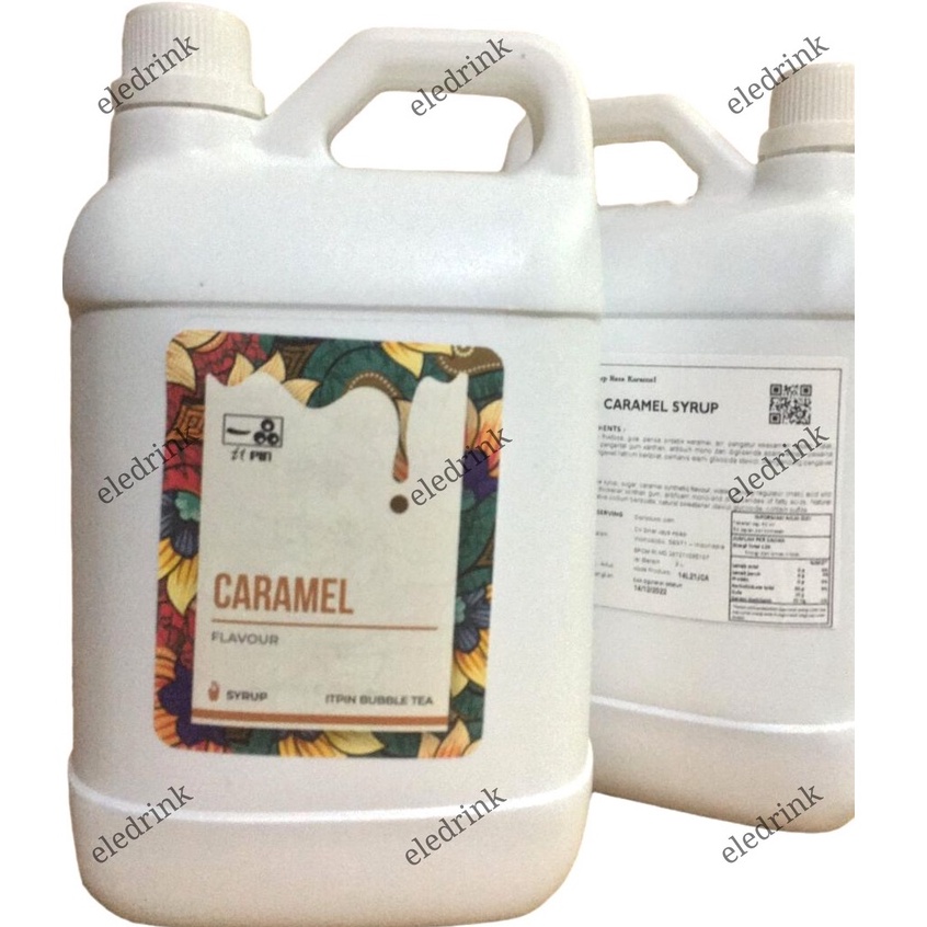 

ITPIN 2.5kg Syrup Caramel Flavour Premium | Rasa Caramel