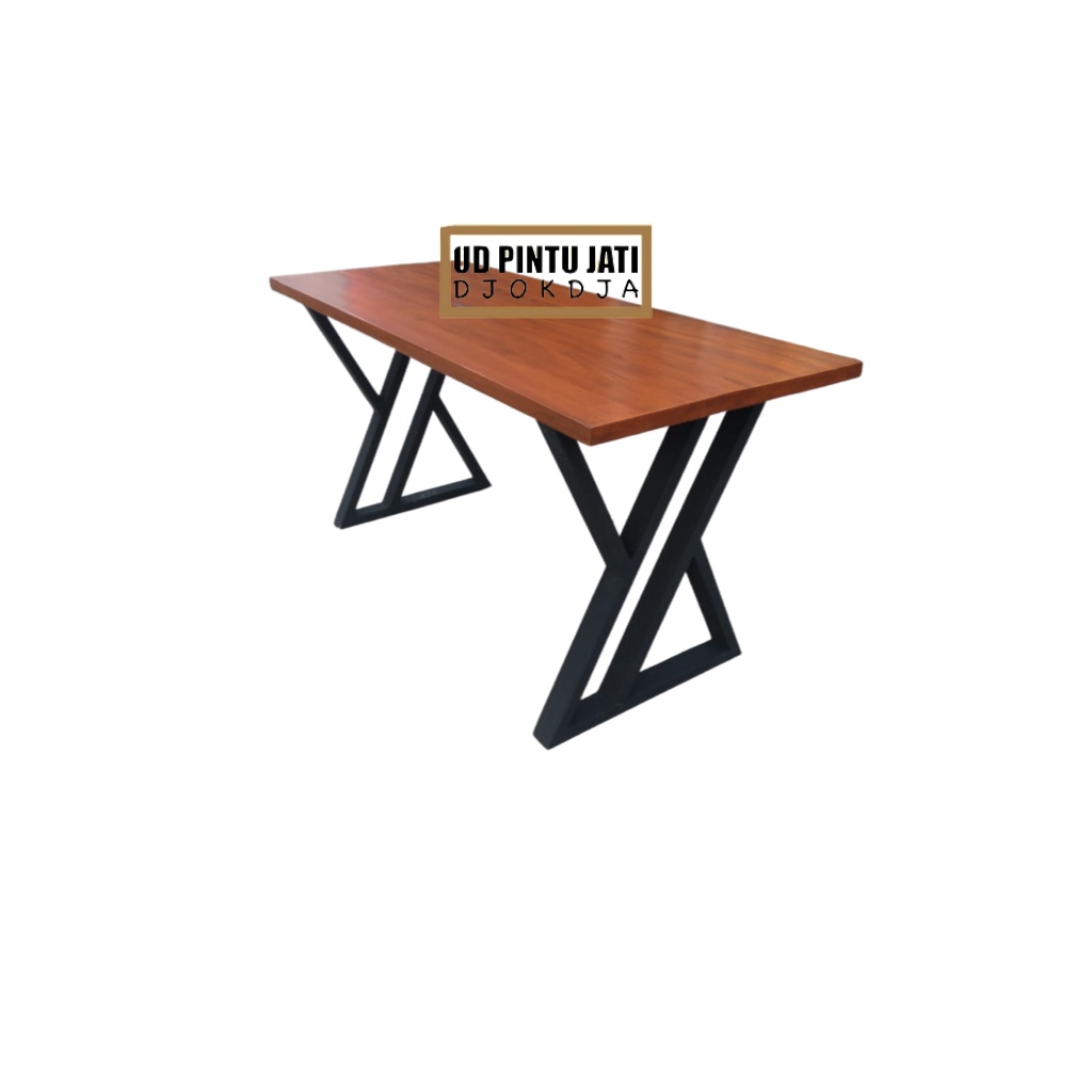 Meja kerja/Komputer/belajar Kayu Mahoni