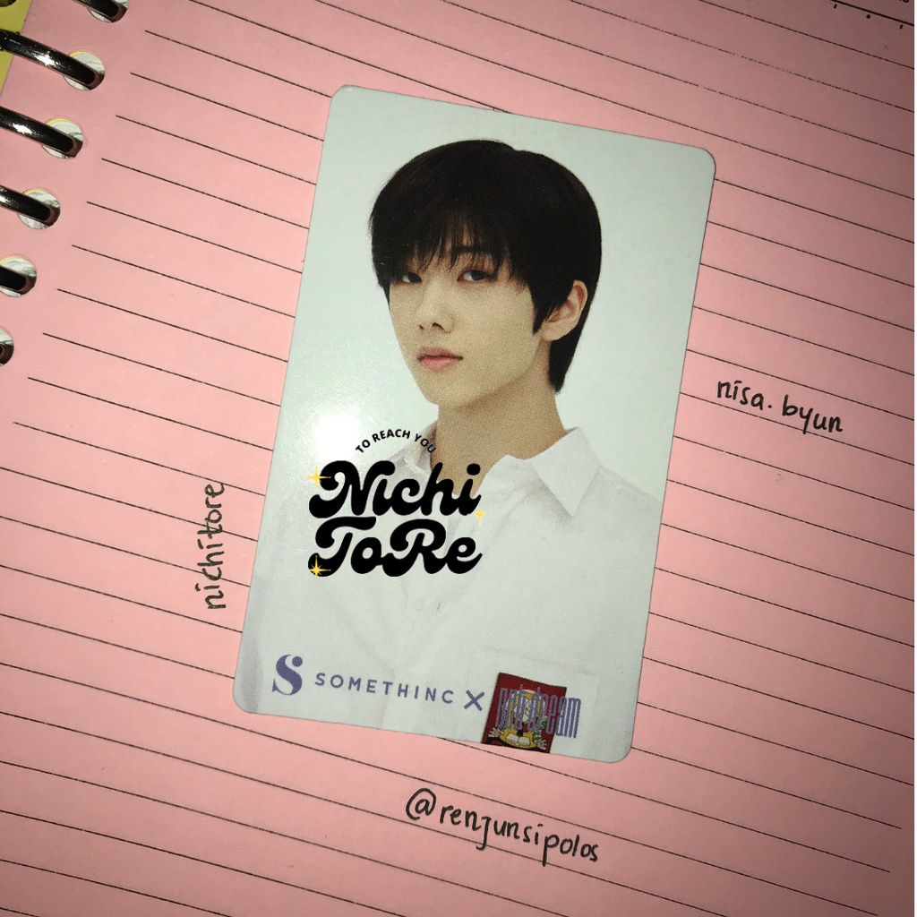 PC Jisung Somethinc x NCT Dream Batch 3