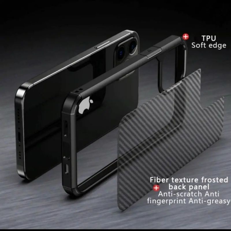 IPHONE 13 PRO MAX IPHONE 13 PRO IPHONE 13 CARBON HYBRID SILIKON CASE KARBON SHOCKPROOF PREMIUM
