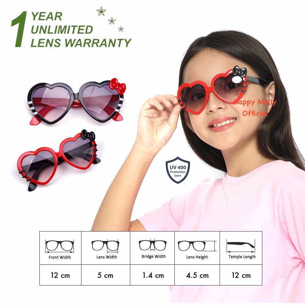 Kacamata Fashion Anak UV 400 (Design Korea) Laki-laki &amp; Perempuan - HM687 ( Group ) FREE Kotak