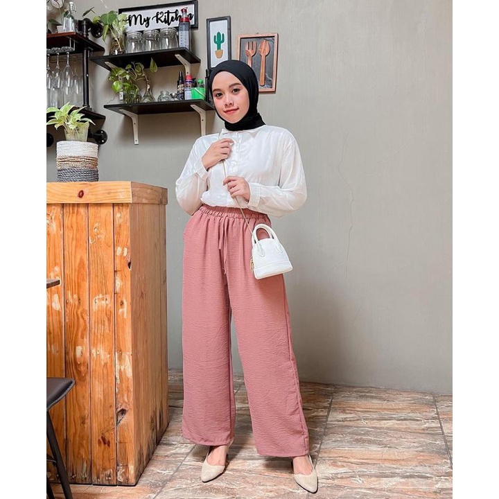 BEFAST - ZSO OOTD Celana Kulot NONA / CELANA KULOT RUBY / Kulot Wanita Terbaru / Celana Panjang Casual Wanita / Pakaian Kerja / Kulot Polos Formal / Celana Kulot Kekinian Remaja ABG / Terlaris / Termurah