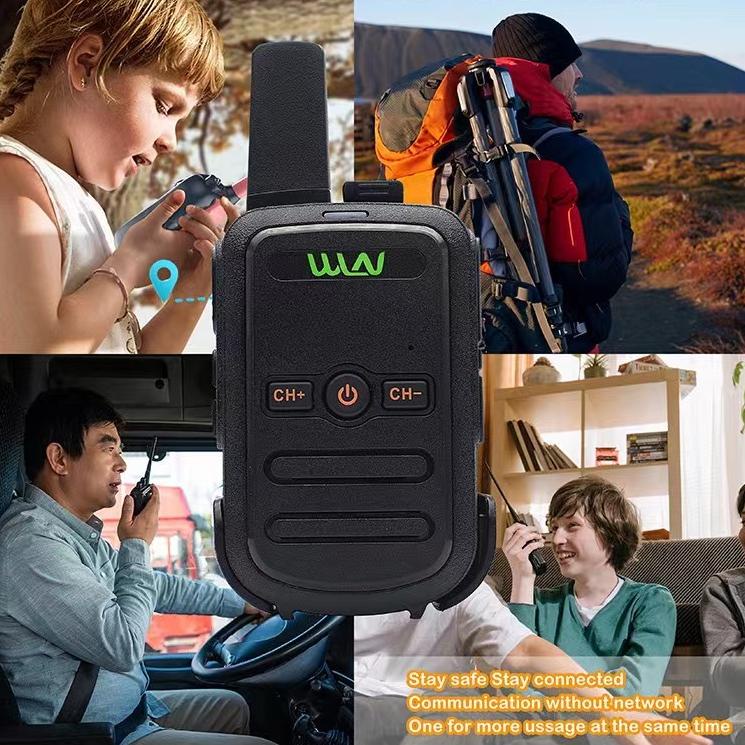 Menarik {COD}WLN C51/C50 HT Mini Wln Two-Way Radio Walkie Talkie  sipil daya tinggi walkie-talkie ge