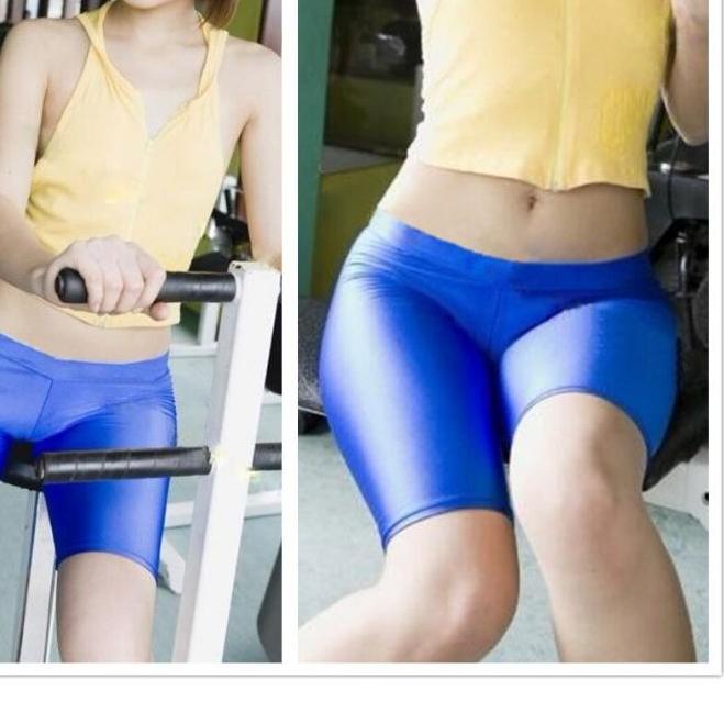 ☻ Celana pendek wanita pria import II Celana pendek licin dan mengkilat terbaru II Celana sot import