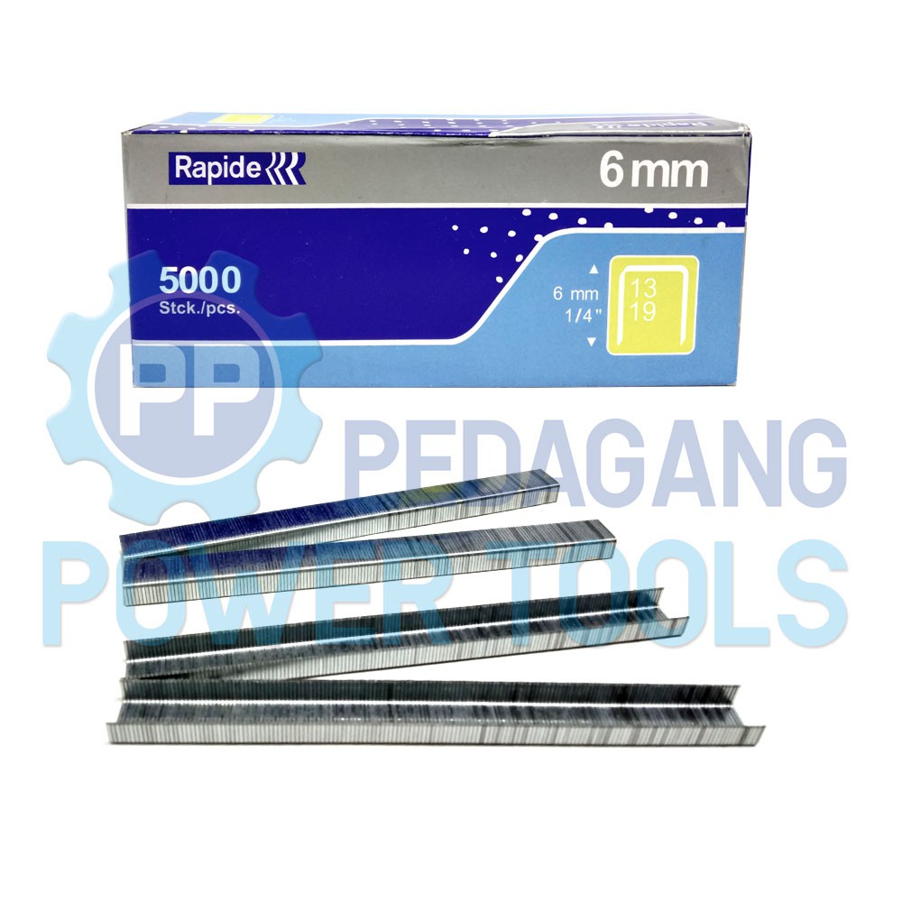 RAPIDE 6 MM REFILL STAPLE GUN ISI ULANG STAPLER STAPLES TEMBAK HEKTER