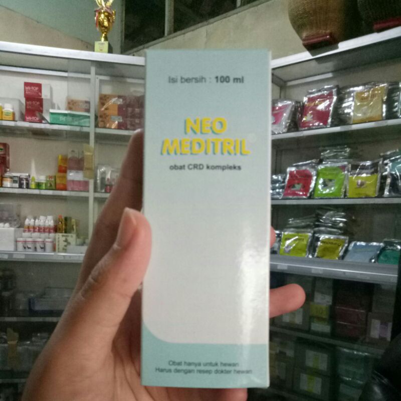 Neo meditril 100 ml obat crd unggas