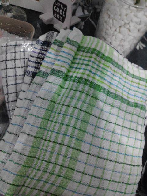 Serbet Dapur -1 Set Serbet Tangan Murah Meriah - Kain Lap 1 Lusin