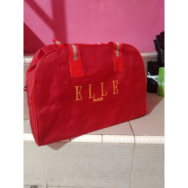 TAS TRAVEL  ELLE MERAH CABE TRAVEL BAG TAS