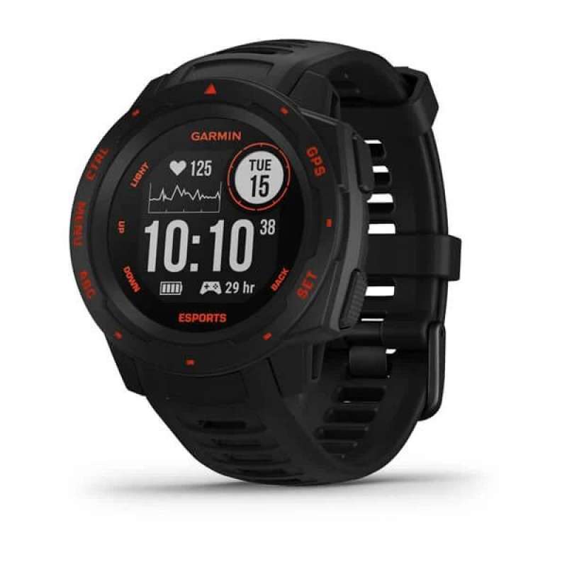 JAM TANGAN GARMIN ESPORTS BLACK LAVA GARANSI RESMI 2 TAHUN