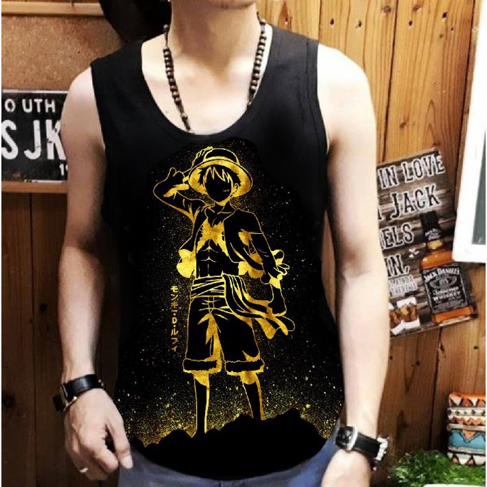 Singlet Luffy / Singlet Pria Motif Baru gambar LUFFY Welcome Reseller