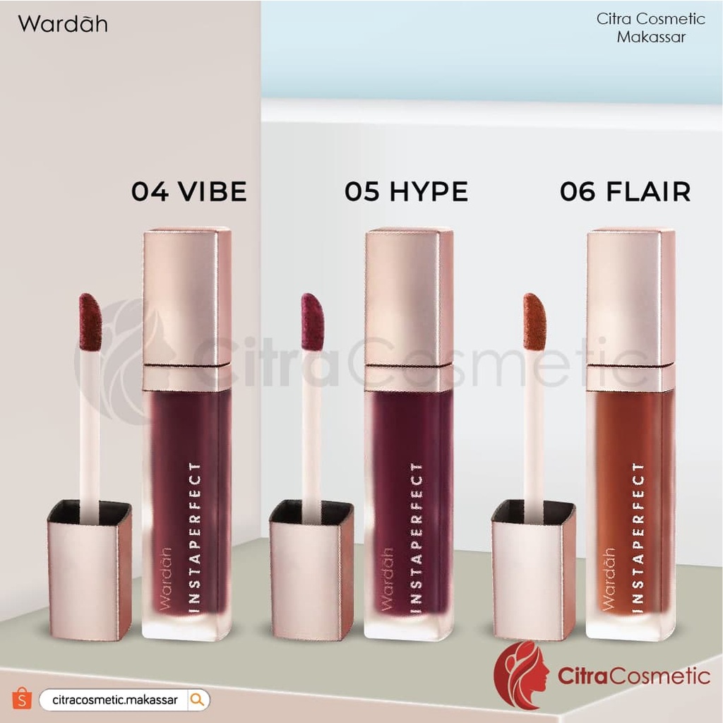 Wardah Instaperfect Mattesetter Lip Matte Paint Series