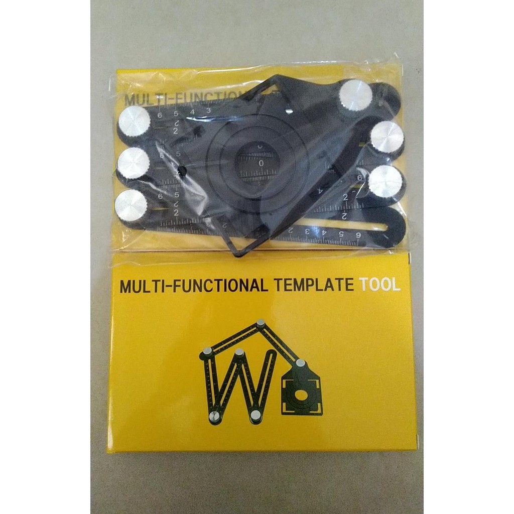 

Penggaris template pelubang keramik granit marmer / Six Fold Ruler