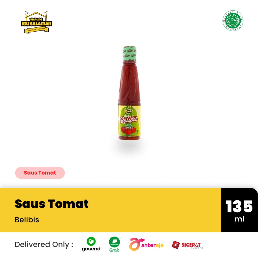 

Saus Tomat Belibis 135 ml - BOTOL