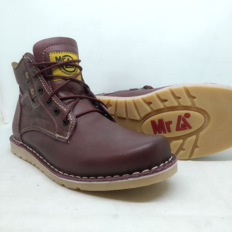 Sepatu kulit asli original Mr.LA model 2027