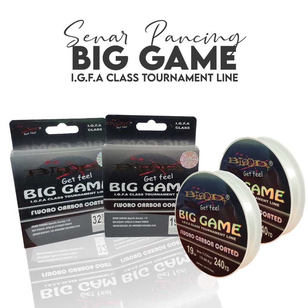 Senar Pancing Blood-X Big Game Fluorocarbon