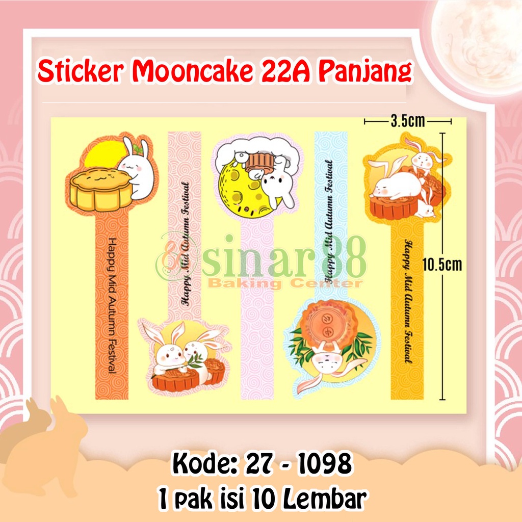 

Sticker Mooncake isi 10 Lembar