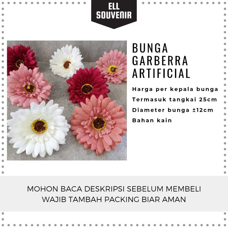 BUNGA ARTIFICIAL GARBERRA PREMIUM