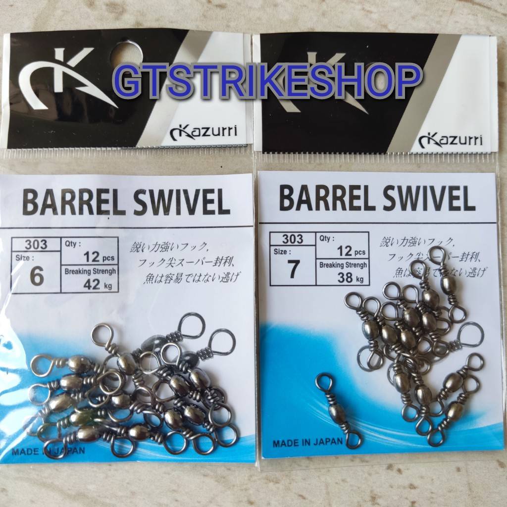 barrel swivel kazurri ukuran 6,7