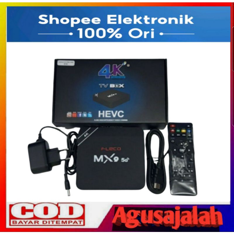 ✅recomended smart tv box android 26gb -16gb rom -fleco -MX9-5G