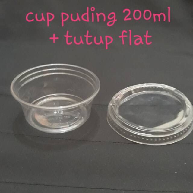 Cup Puding Puyo | Tempat Puding Puyo Uk 200 ML | Wadah Puding uk 200 ML