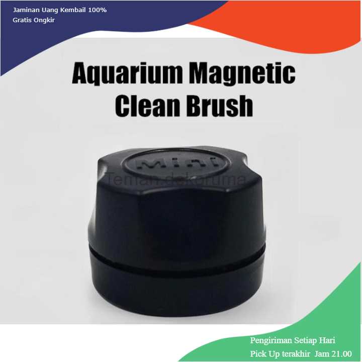 TD-REN Aquawing Sikat Kaca Magnetic Floating Brush Aquarium - WH-02/Mini-1