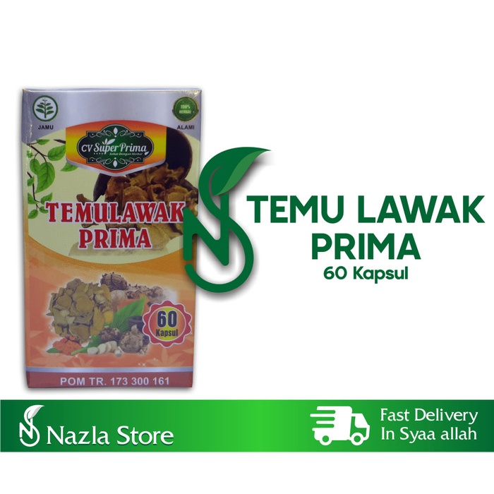 

KAPSUL TEMULAWAK PRIMA ISI 60
