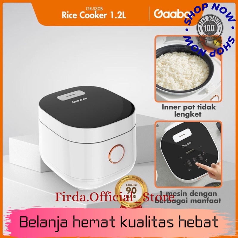 GAABOR GR-S30A| GR-S30BRICE COOKER 1.2 L ALAT MASAK NASI SMART MICRO PROCESSOR