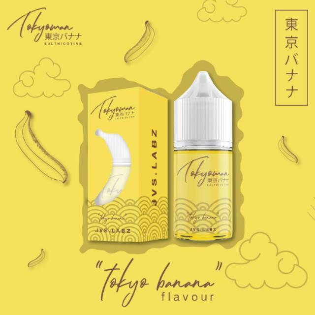 Tokyoman Tokyo Man Liquid Cukai Saltnic Salt Nic Banana 30ml Pod