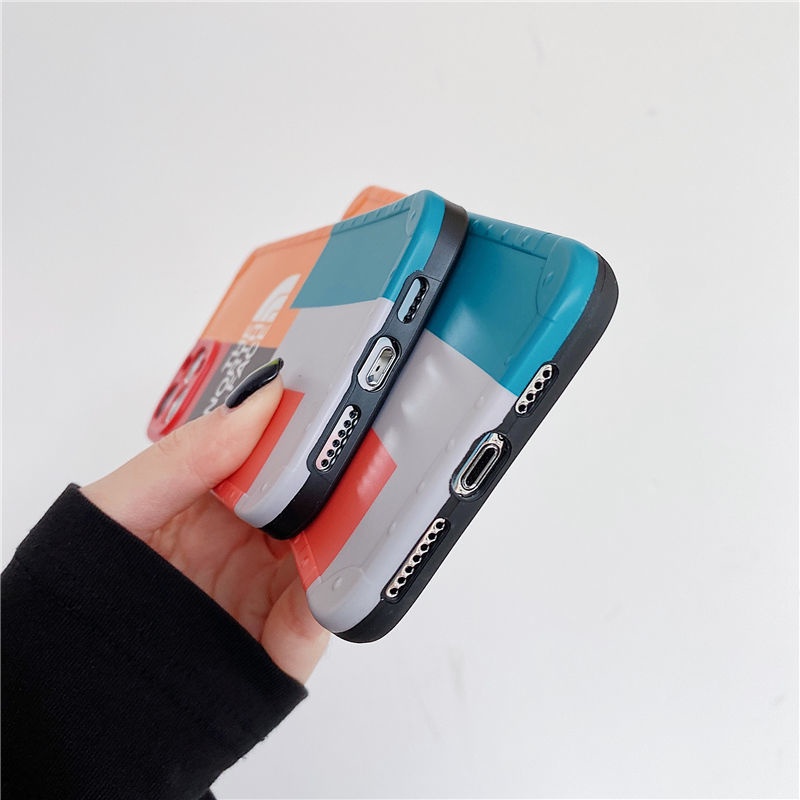 North Face Case Pelindung Handphone Shockproof Untuk IPhone 12 13 11 Pro Max X Xs Max Xr Bmp4