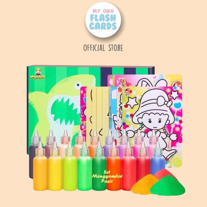 

Sand Art Complete Set - Set Mewarnai Dengan Pasir Creative Painting
