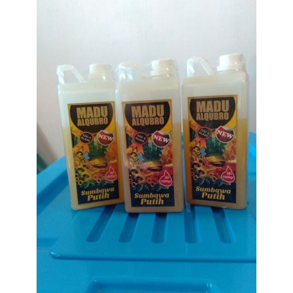 [madu hutan] Madu Asli Al-Qubro madu Sumbawa Putih isi 1000 gr