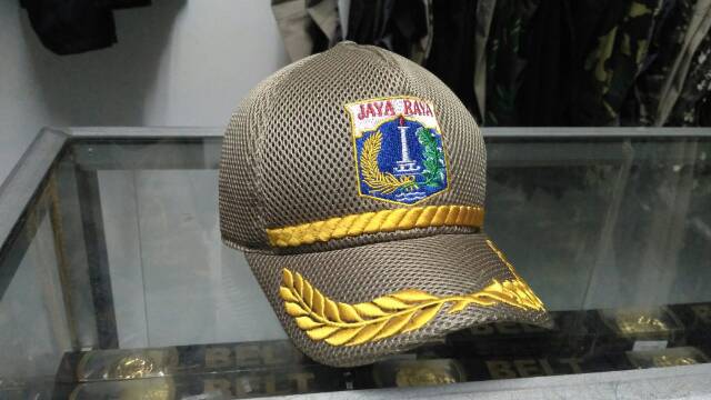Topi PNS DKI Jayaraya Gol4 Bahan Jaring