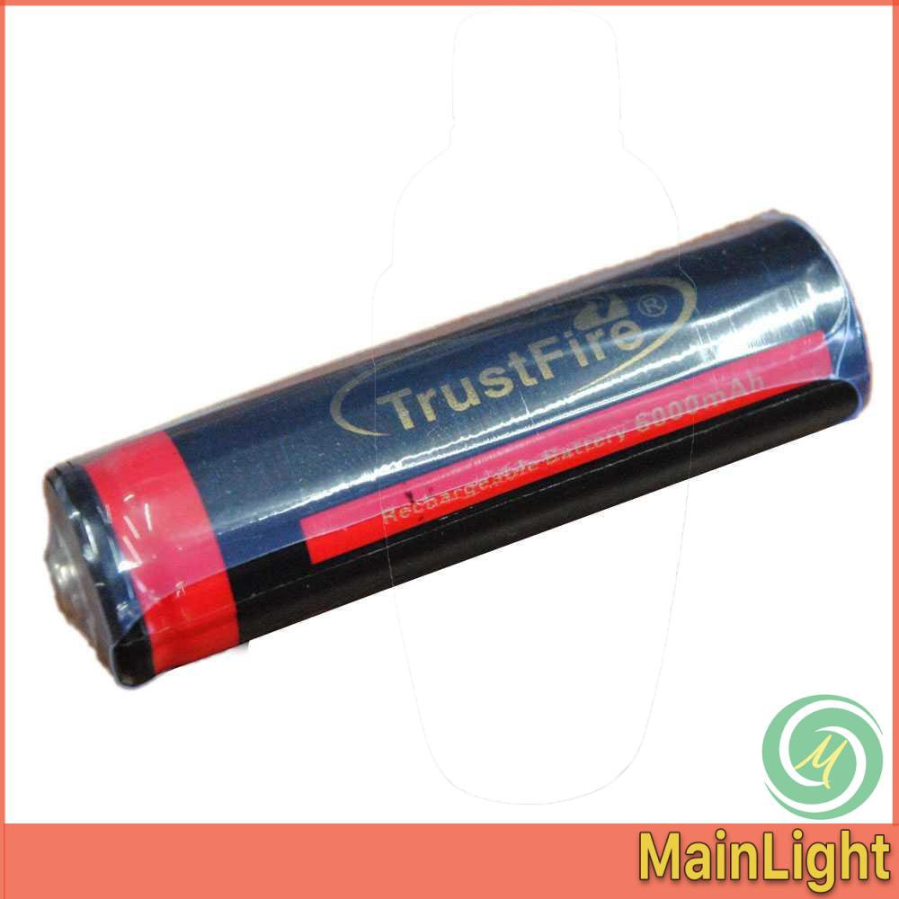 Baterai Li-ion 18650 Trustfire 6000mAh 3.7V Button Top - BRC 18650