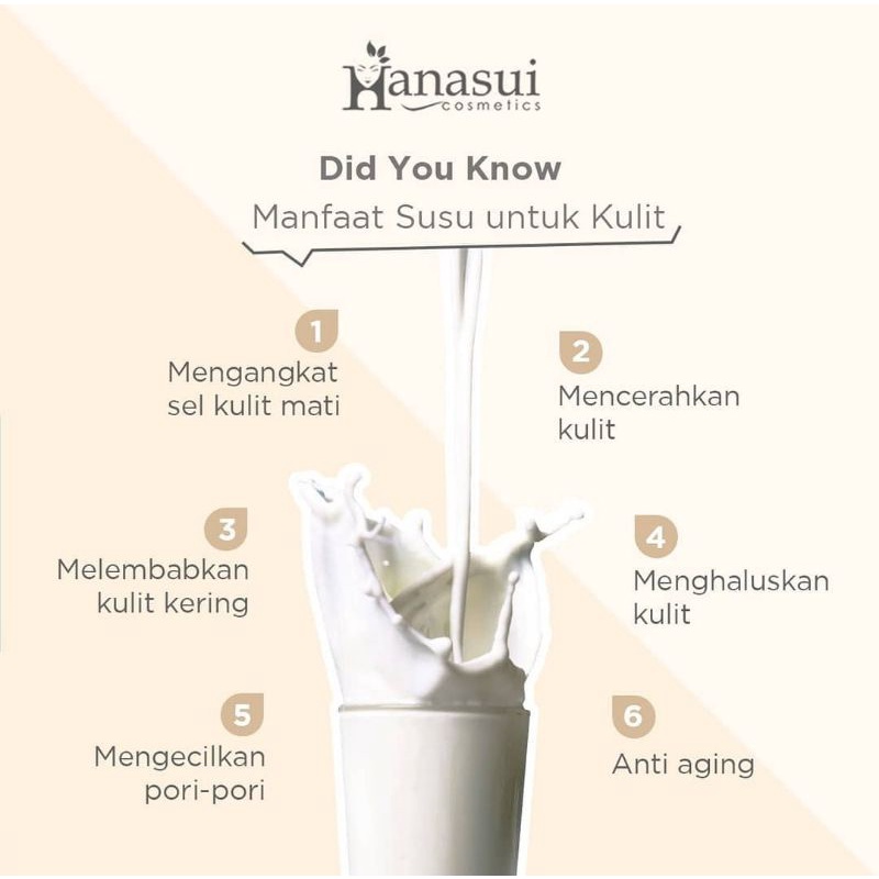 HANASUI gluta milky body lotion 240 ml