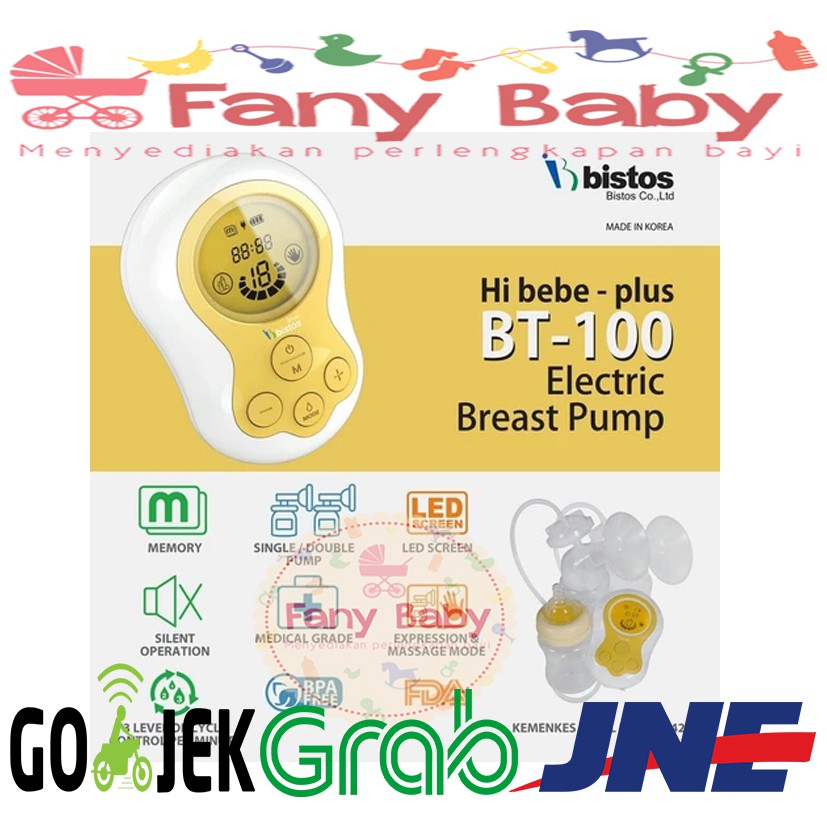 Bistos Hi Bebe Plus Rechargeable Double Electric Breast Pump BT-100