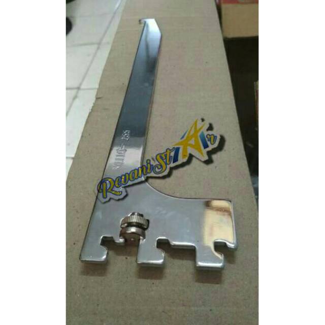 Siku rak kaca daun bracket braket penyangga rak kaca etalase